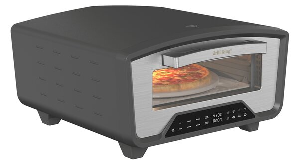 Grill King Pizzaiolo 16" ROTATE SERIES II digitalni samorotirajući električni pekač pizza, bureka, lazanja i ostalih jela