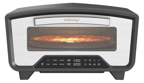 Grill King Pizzaiolo 16" ROTATE SERIES II digitalni samorotirajući električni pekač pizza, bureka, lazanja i ostalih jela