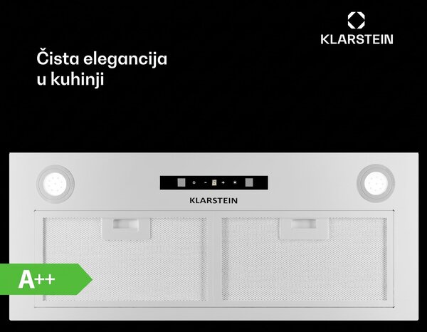 Klarstein Paolo 72 ugradbena napa 72 cm 520 m³/h LED Touch A++