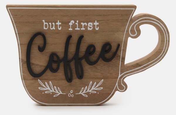 Sinsay - Stojeća dekoracija u obliku šalice s natpisom Coffee