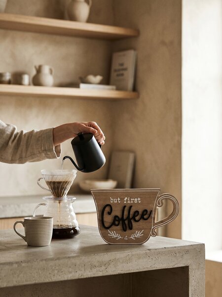 Sinsay - Stojeća dekoracija u obliku šalice s natpisom Coffee