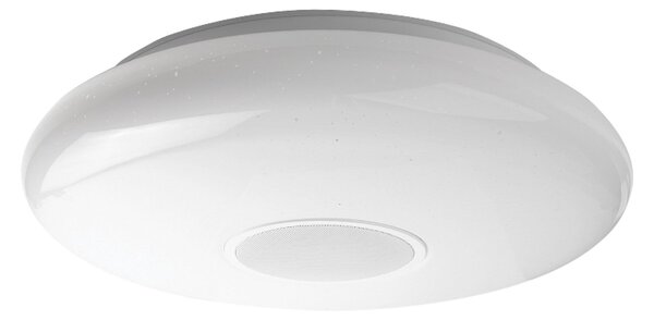 MEGAMAN LED stropna svjetiljka, Matter Muse, bijela, RGBW, IP54, pametna, prigušiva, Bijela, Dnevni boravak/blagovaonica, Plastika