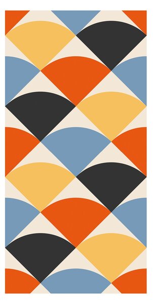 Tapeta - Šarena geometrijska apstrakcija III