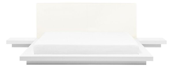 Zondo Bračni krevet 180 cm ZEPHYRE (s podnicom) (bijela). 1007567