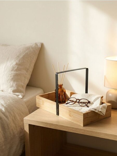 Sinsay - Kutija za pohranu s bambusom i ručkom