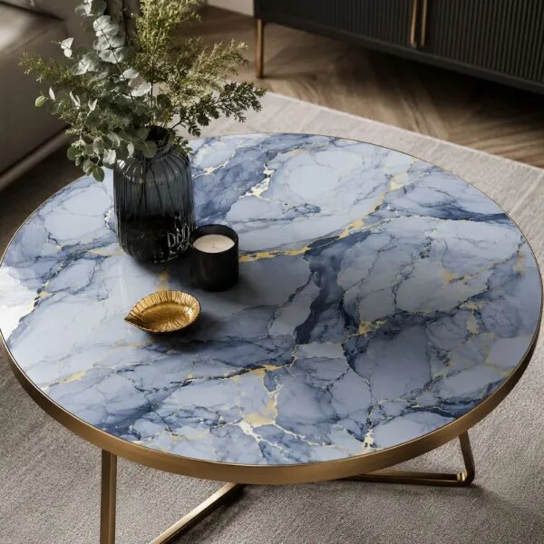 Blue Marble - Premium samoljepljiva tapeta za kuhinju i namještaj