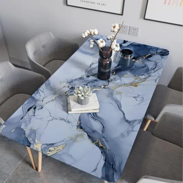 Blue Marble - Premium samoljepljiva tapeta za kuhinju i namještaj