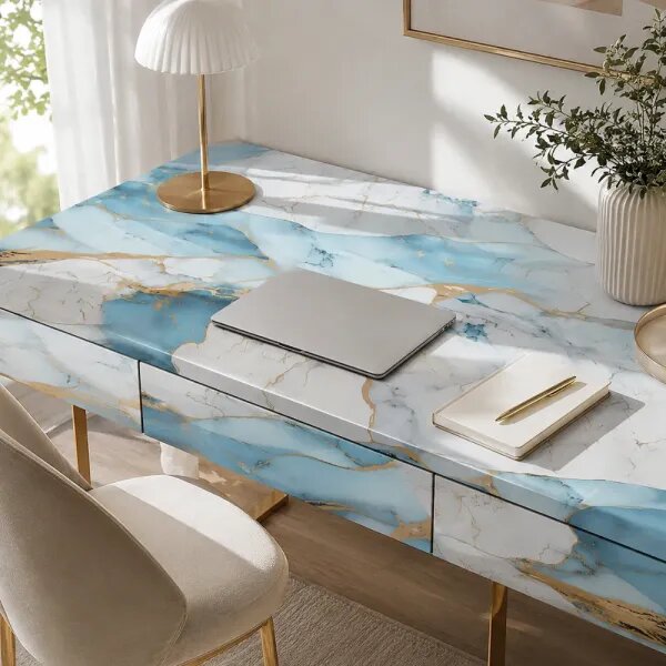 Ocean Marble - Premium samoljepljiva tapeta za kuhinju i namještaj