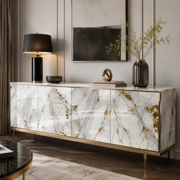 Lux Marble - Premium samoljepljiva tapeta za kuhinju i namještaj