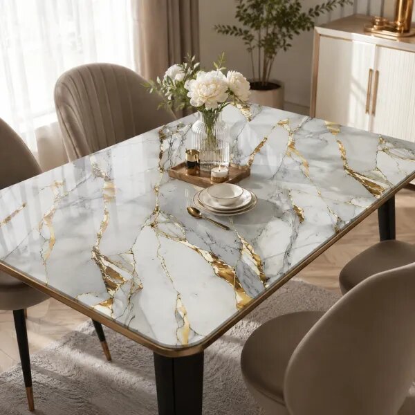 Lux Marble - Premium samoljepljiva tapeta za kuhinju i namještaj