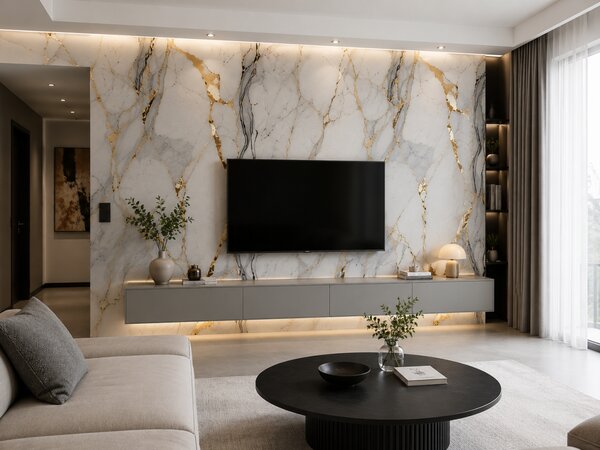 Lux Marble - Premium samoljepljiva tapeta za kuhinju i namještaj