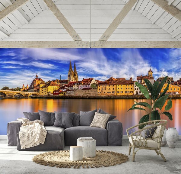 Foto tapeta - Šareni grad (147x102 cm)