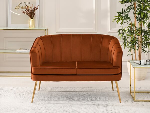 Zondo.hr Sofa Etimee S (bakar + crna). Akcija -11%. 1111395
