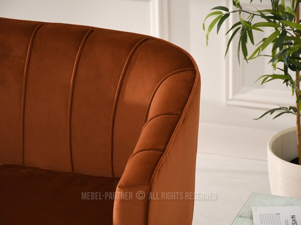 Zondo.hr Sofa Etimee S (bakar + crna). Akcija -11%. 1111395