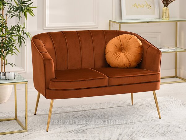 Zondo.hr Sofa Etimee S (bakar + crna). Akcija -11%. 1111395