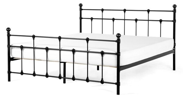 Zondo Bračni krevet 160 cm LUXO (s podnicom) (crna). 1007326