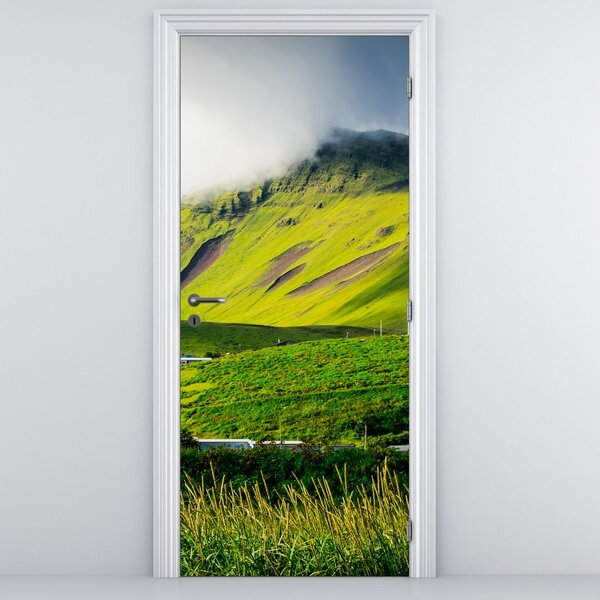 Foto tapeta za vrata - Planinski krajolik (95x205cm)