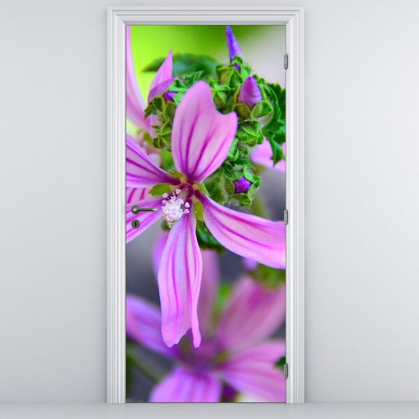 Foto tapeta za vrata - Slika cvijeta izbliza (95x205cm)