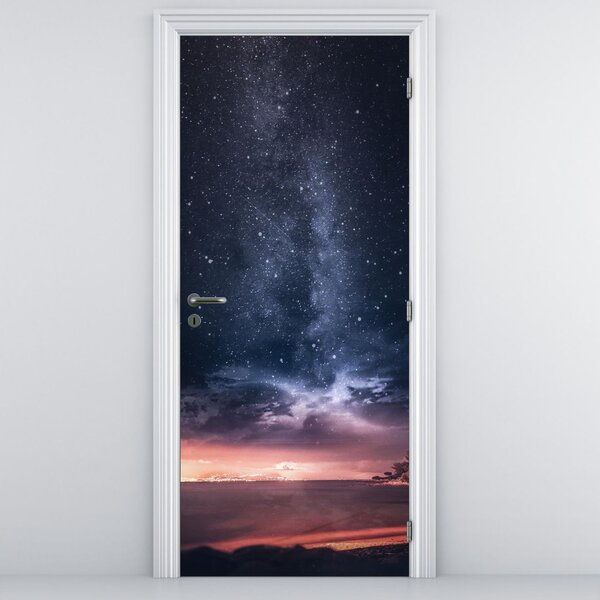 Foto tapeta za vrata - Nebo sa zvijezdama (95x205cm)