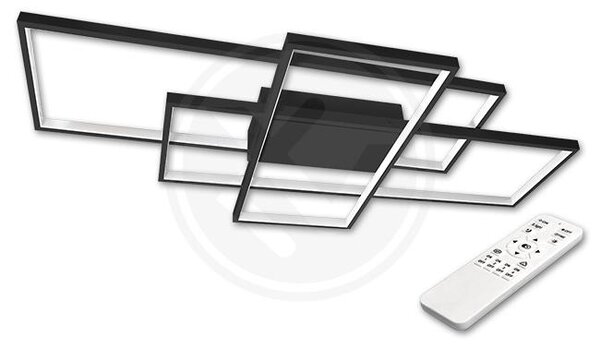Galaxis Hydra LED luster 126W 90x50x8 cm crni