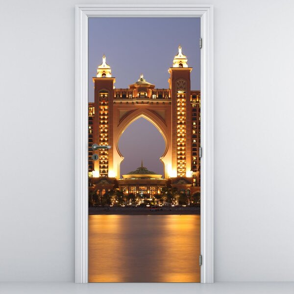 Foto tapeta za vrata - Građevina u Dubaiju (95x205cm)