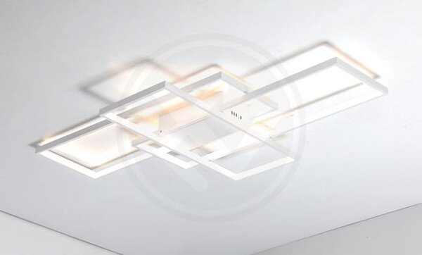 Galaxis Hydra LED luster 126W 90x50x8 cm bijeli