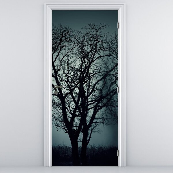 Foto tapeta za vrata - Drvo u sumraku (95x205cm)
