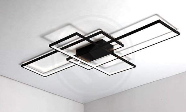 Galaxis Hydra LED luster 126W 90x50x8 cm crni