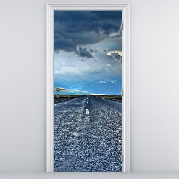 Foto tapeta za vrata - Put u oluji (95x205cm)