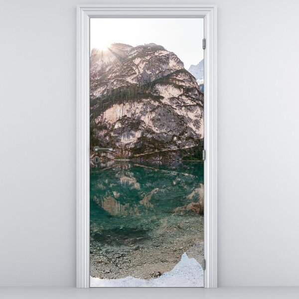 Foto tapeta za vrata - Planinsko jezero (95x205cm)