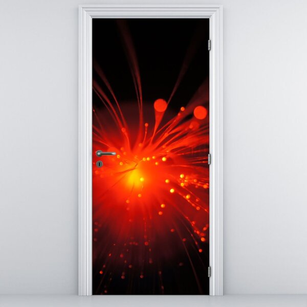 Foto tapeta za vrata - Iskre, apstrakcija (95x205cm)