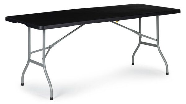 Vrtni ugostiteljski stol sklopivi 180 cm - crni