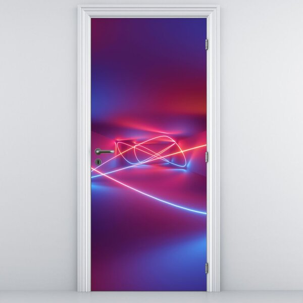 Foto tapeta za vrata - Moderna apstrakcija (95x205cm)