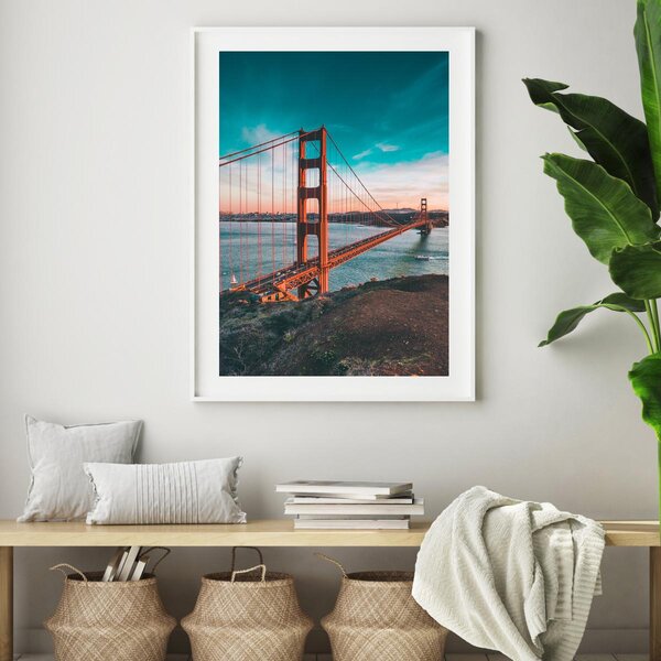 Plakat - Golden Bridge (A4)
