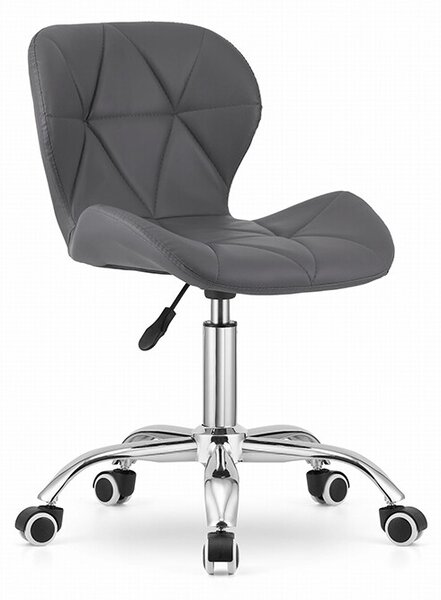 Uredska stolica outlet - Avola grey leather