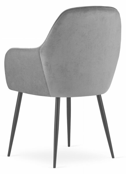 Stolica Lugo OUTLET - velvet graphite