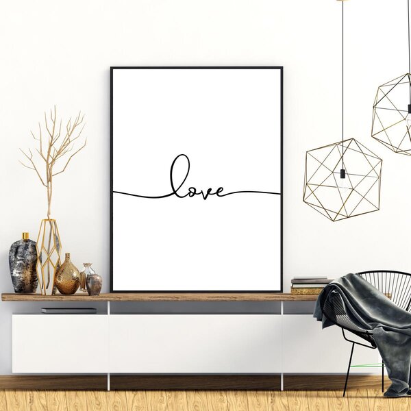 Plakat - Love (A4)