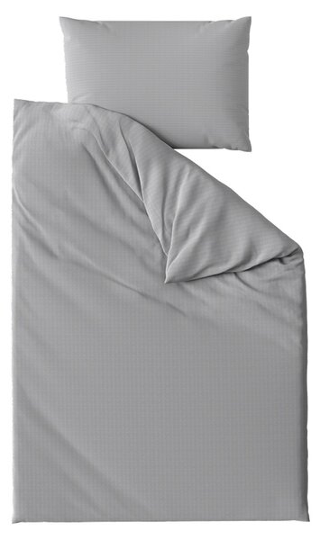 Krep posteljina DENYX siva hotelski džep Dimenzije posteljine: 70 x 90 cm | 140 x 200 cm