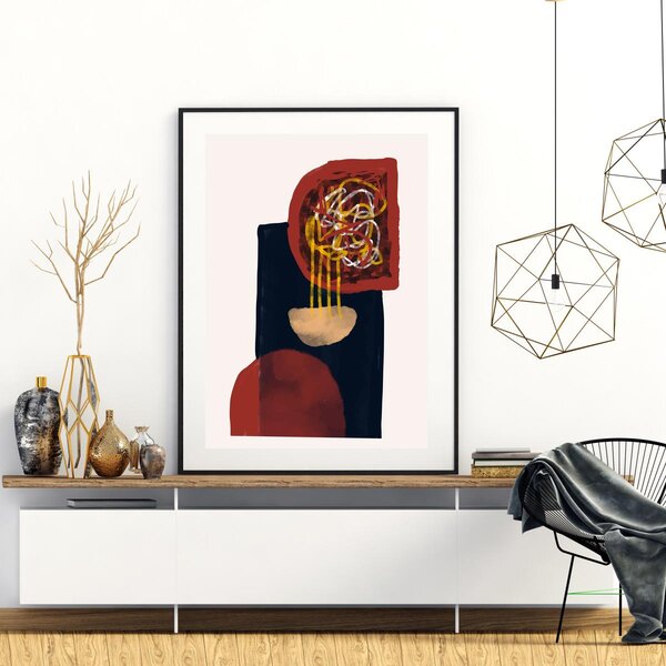 Plakat - Umjetnička apstrakcija (A4)