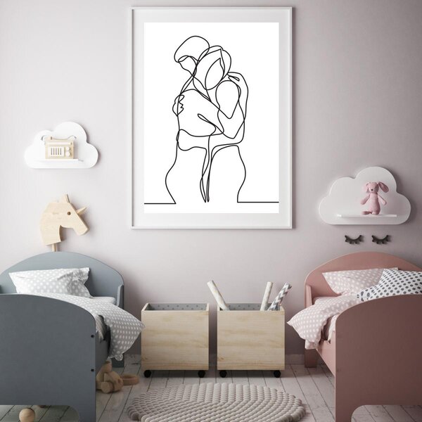 Plakat - Ljubav u jednom potezu (A4)