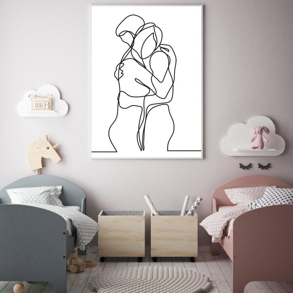 Plakat - Ljubav u jednom potezu (A4)