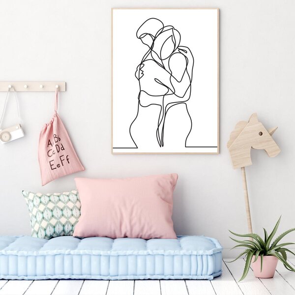 Plakat - Ljubav u jednom potezu (A4)