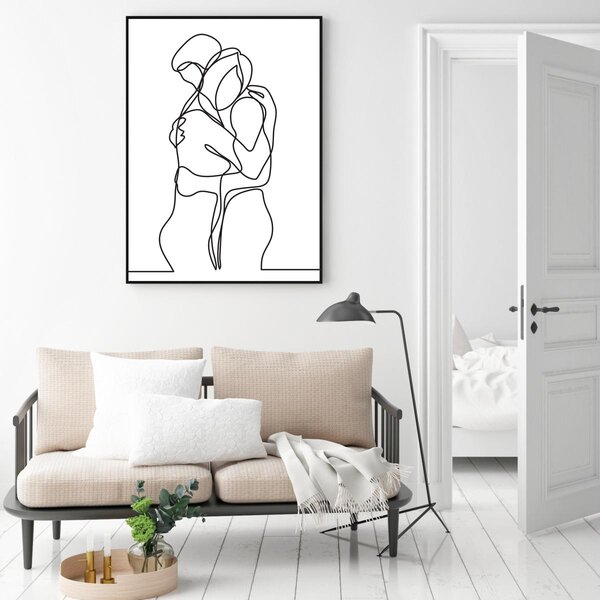 Plakat - Ljubav u jednom potezu (A4)
