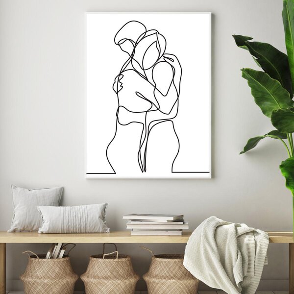 Plakat - Ljubav u jednom potezu (A4)