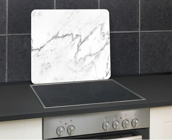 Zidna zaštitna ploča za štednjak od kaljenog stakla 50x56 cm Marble – Wenko