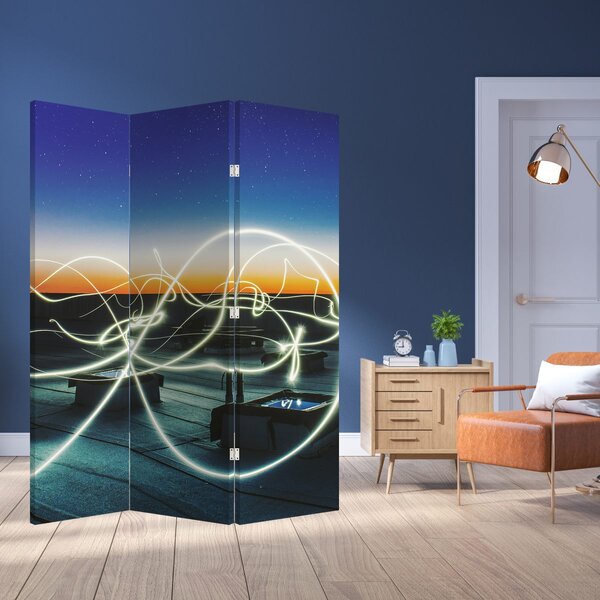Paravan - Pogled na nebo s krova (126x170 cm)