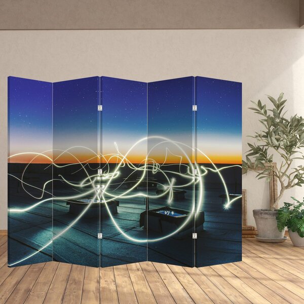 Paravan - Pogled na nebo s krova (210x170 cm)