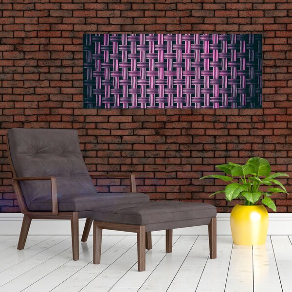 Slika ljubičaste teksture (120x50 cm)