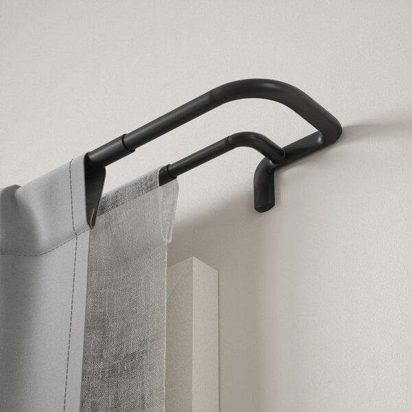 Željezna proširiva/dupla karniša 76 - 213 cm Twilight – Umbra