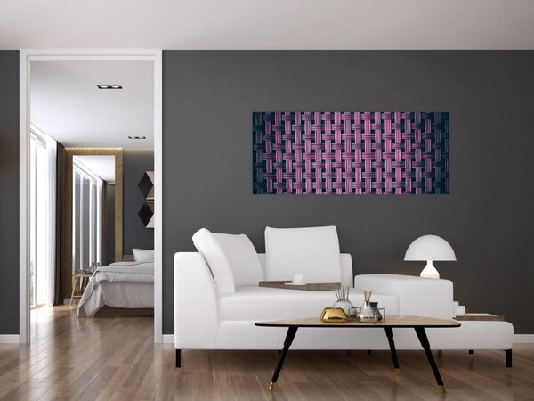 Slika ljubičaste teksture (120x50 cm)